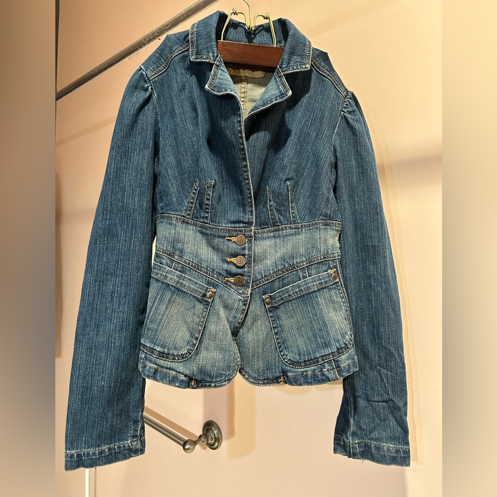 Rampage Fitted Jean Jacket